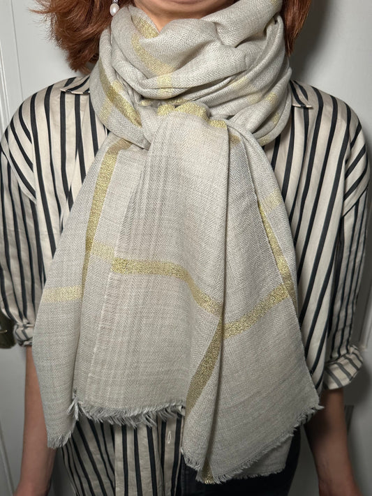 The Goldie Scarf - Gold Sparkle