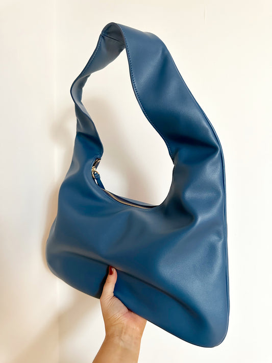 The Kate Bag - Blue Soft Leather