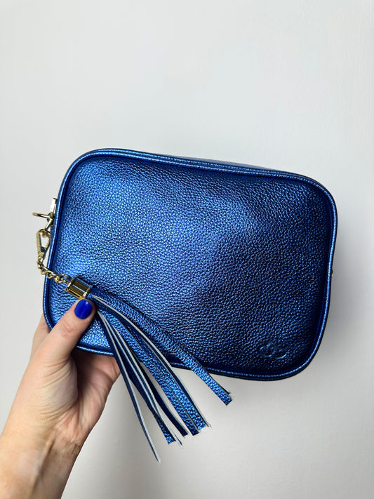 The Amber Bag - Blue (Metallic)