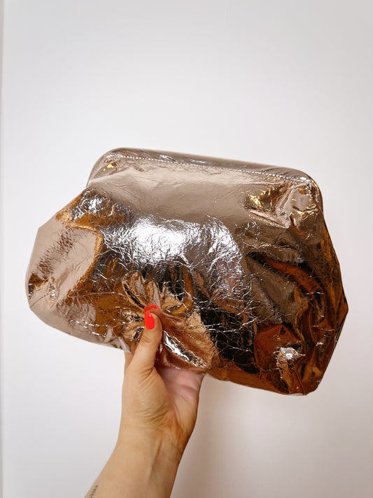 The Alexa Bag - Rose Gold Metallic