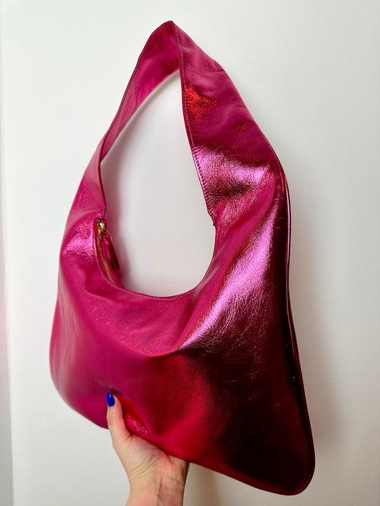 The Kate Bag - Pink Metallic